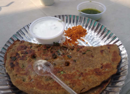 Thalipeeth at Maharashtra Food Stall. Delhi